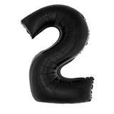 Jumbo Black Number Balloons 40in