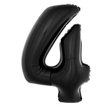 Jumbo Black Number Balloons 40in