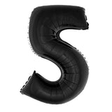 Jumbo Black Number Balloons 40in