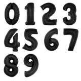 Jumbo Black Number Balloons 40in