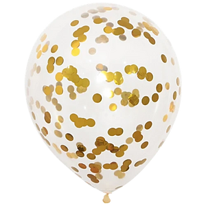 11"   Confetti Filled Latex