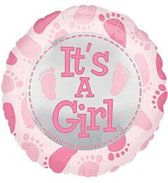 It's a Girl Footprints 18
