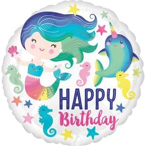 Happy Birthday Mermaid Balloon (Copy)
