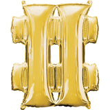 Hashtag Symbol Jumbo Balloons