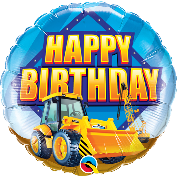 Birthday Construction Zone Balloon