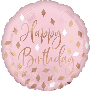 Blush Birthday Balloon