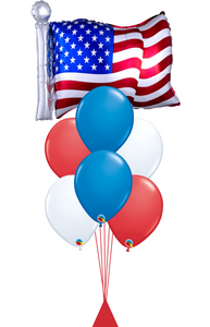 Jumbo Flag Balloon Bouquet OB23