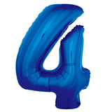 Jumbo Blue Number Balloons 40in