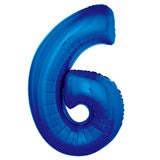 Jumbo Blue Number Balloons 40in