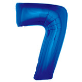 Jumbo Blue Number Balloons 40in