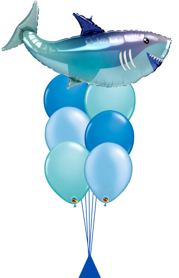 Jumbo Shark Balloon Bouquet OB20